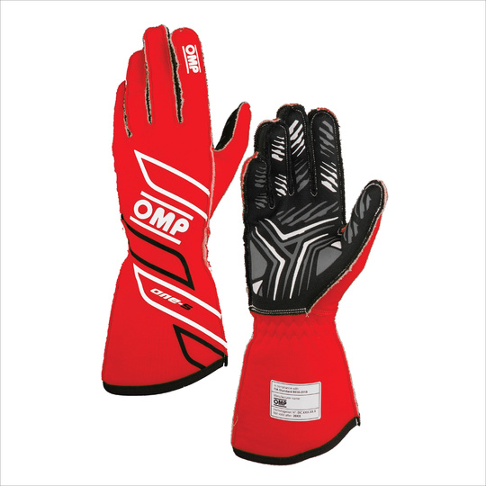 OMP Handschuhe One-S MY25 rot (FIA)