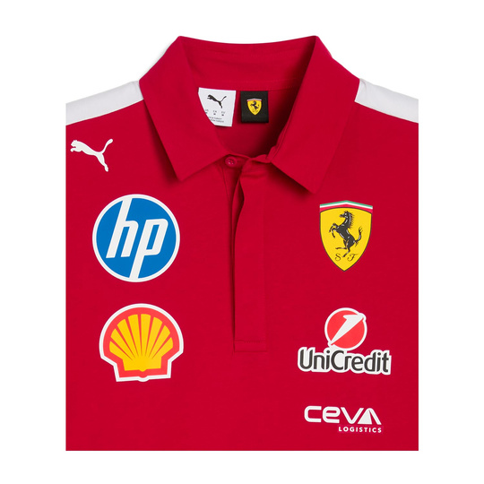 Scuderia Ferrari F1 2025 Damen Poloshirt Team