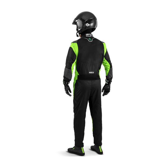 Sparco Rennoverall FUTURA Schwarz-Grün (FIA)