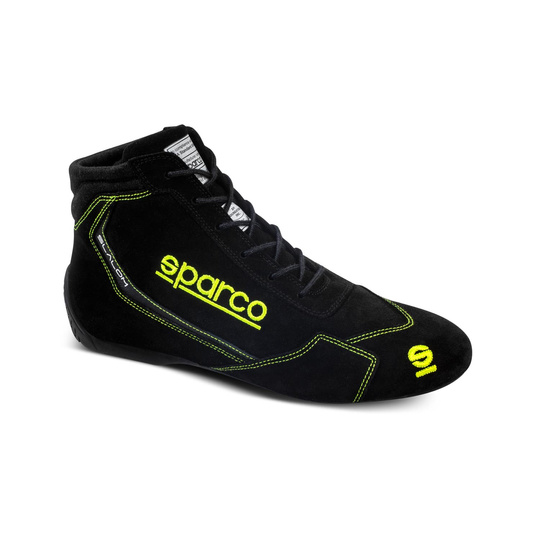 Sparco Schuhe Slalom MY22 schwarz/gelb (FIA)