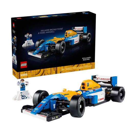 LEGO Icons Nigel Mansell Modellauto Williams Racing FW14B
