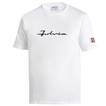 Sparco T-Shirt Lancia HF Fulvia Logo weiß