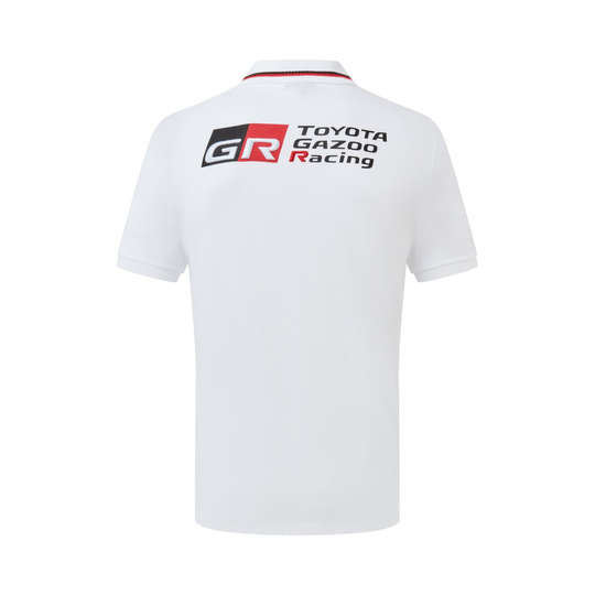 Toyota Gazoo Racing 2026 Poloshirt GR Badge weiß