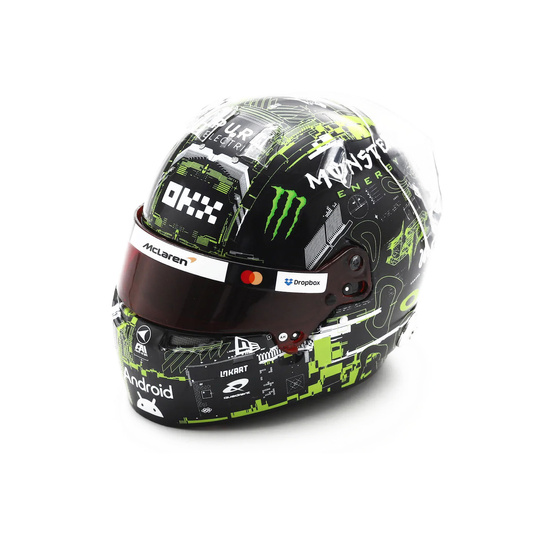 McLaren F1 Team 2025 Miniaturhelm 1:5 Lando Norris Bahrain Tests