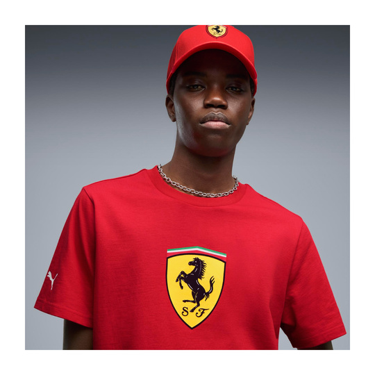 Scuderia Ferrari F1 2026 T-Shirt Large Logo rot