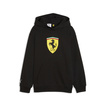 Scuderia Ferrari F1 2026 Kinder Kapuzensweatjacke Large Logo Schwarz