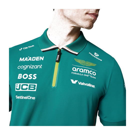 Aston Martin F1 2025 Herren Polohemd Team