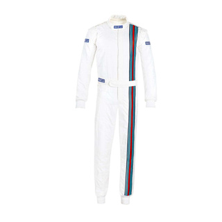 Sparco Rennoverall COMPETITION VINTAGE Weiß (FIA)