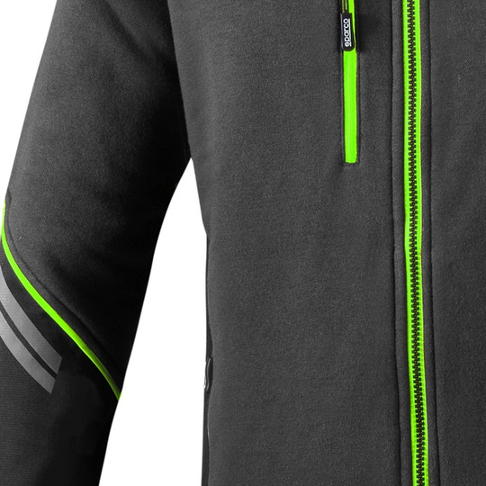 Sparco Kapuzenjacke Tech grün