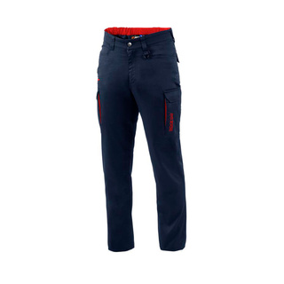 Sparco Hose Vermont marineblau/rot