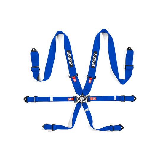 Sparco Renngurte COMPETITION H-3 STEEL Blau (FIA)