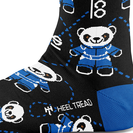 Sparco Lange Socken Iconic Design Panda