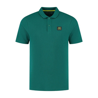 Aston Martin F1 2025 Herren Polo Tech Waffle Grün