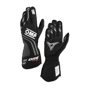 OMP Handschuh ONE EVO X MY24 Schwarz (FIA)