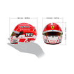 Scuderia Ferrari 2025 Miniaturhelm 1:2 Charles Leclec