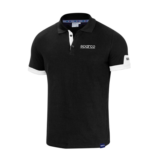 Sparco Herren Polohemd CORPORATE Schwarz