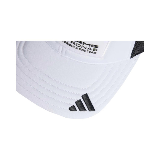 Mercedes AMG F1 2025 Herren Kappe Logo Trucker Weiß