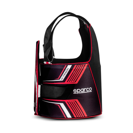 Sparco Rippenschutz K-Track schwarz/rot