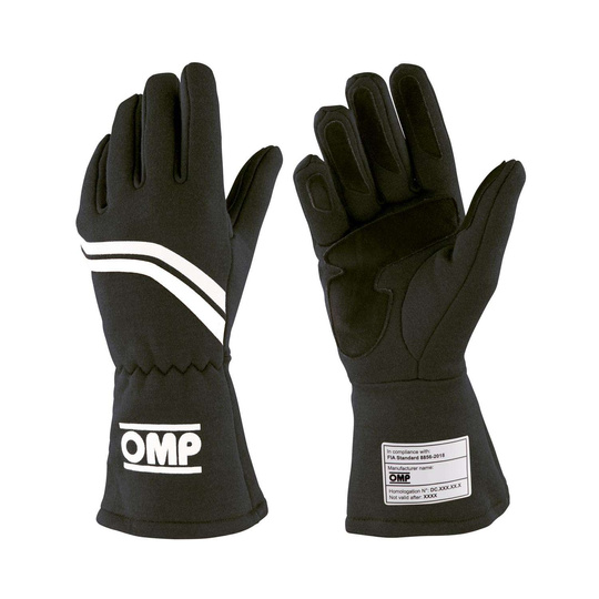 OMP Handschuhe Dijon MY25 schwarz (FIA)