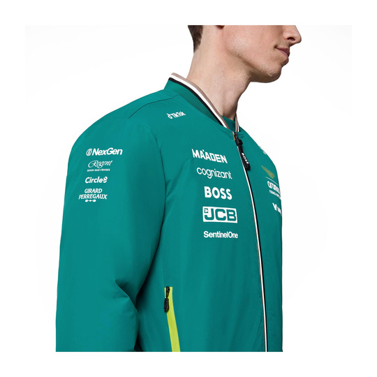Aston Martin F1 2025 Herrenjacke Bomber Team
