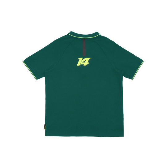Aston Martin F1 Herren Polohemd Alonso Kimoa Grün