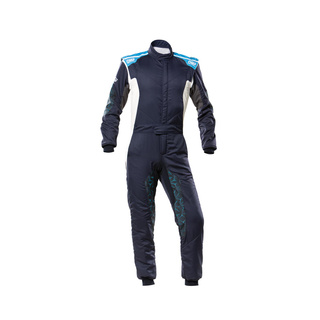 OMP Rennoverall TECNICA HYBRID Marineblau (FIA)