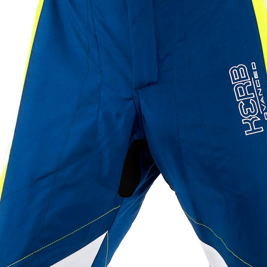 Sparco Kinder-Kartanzug Kerb blau/gelb (FIA)