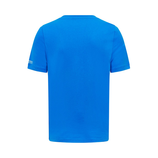 Mercedes AMG F1 George Russell T-Shirt Logo blau
