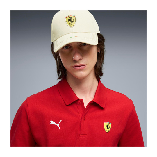 Scuderia Ferrari F1 2026 Poloshirt Logo rot