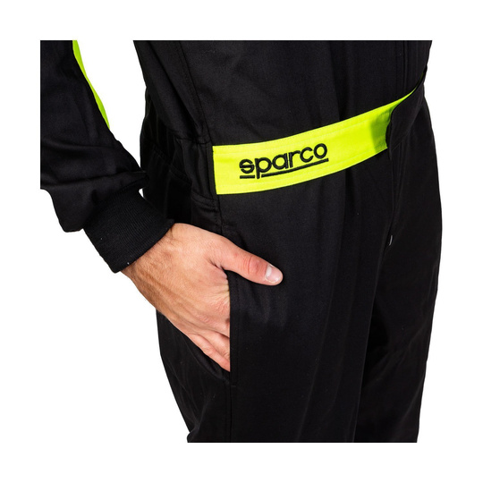 Sparco Kinder Kartoverall ROOKIE MY20 Schwarz/Rot