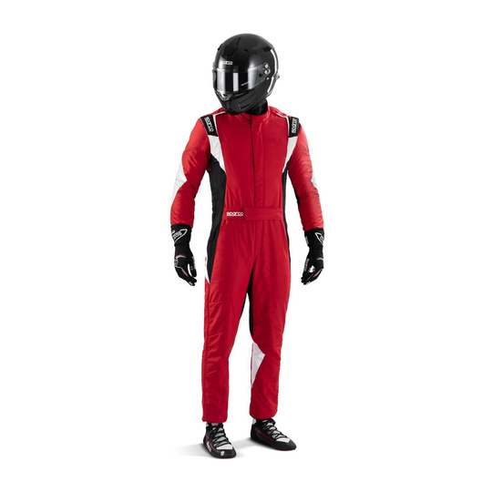 Sparco Rennanzug Superleggera rot/schwarz (FIA)