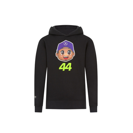 Mercedes AMG F1 2024 Kinder Sweatshirt Kapuzenpullover mit Cartoon-Grafik