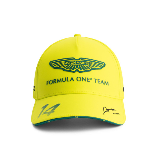Aston Martin F1 2025 Herren Baseballkappe Alonso Team Limette