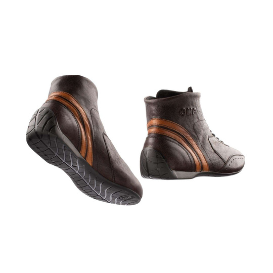 OMP Schuhe Carrera MY21 dunkelbraun (FIA)