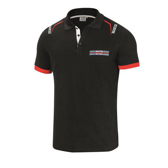 Herren Poloshirt Sparco Martini Logo black