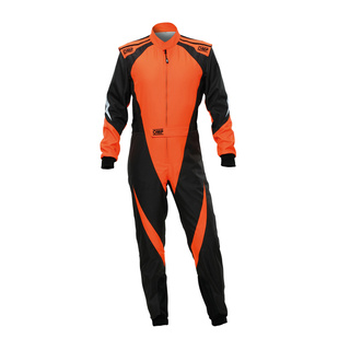 OMP Kartanzug KS-3X schwarz/orange (FIA)
