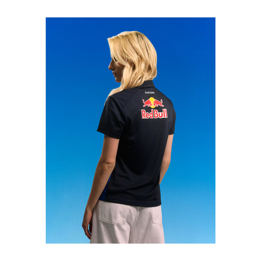 Red Bull Racing F1 2026 Damen Poloshirt Marineblau-Blau Max Verstappen