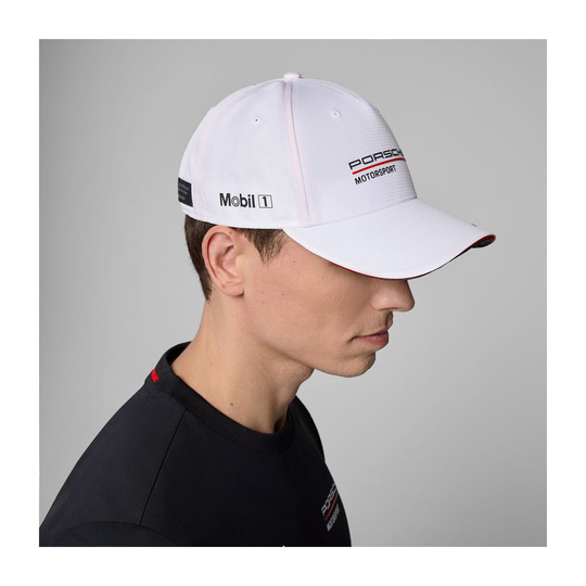 Porsche Motorsport 2025 Herren Baseballkappe Team Weiß