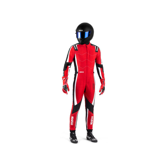 Sparco Kinder Kartoverall KERB Rot (FIA)