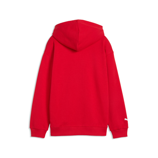 Scuderia Ferrari F1 2026 Kinder Kapuzensweatjacke Large Logo Rot