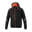 Sparco Kapuzenjacke Tech schwarz/orange