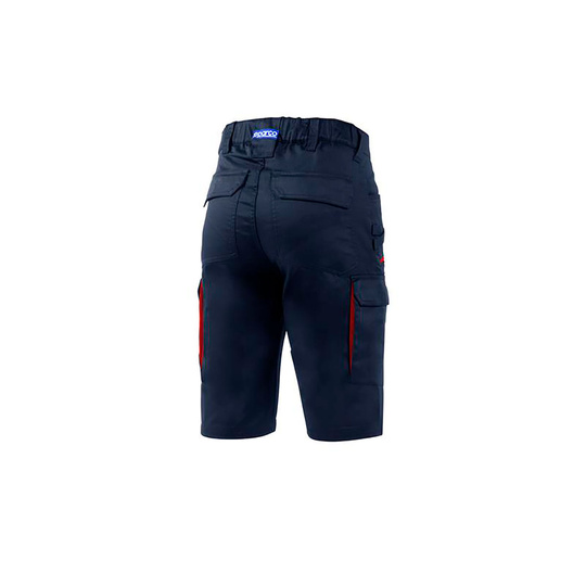 Sparco Herren Bermuda-Shorts FTW Hawaii Dunkelblau