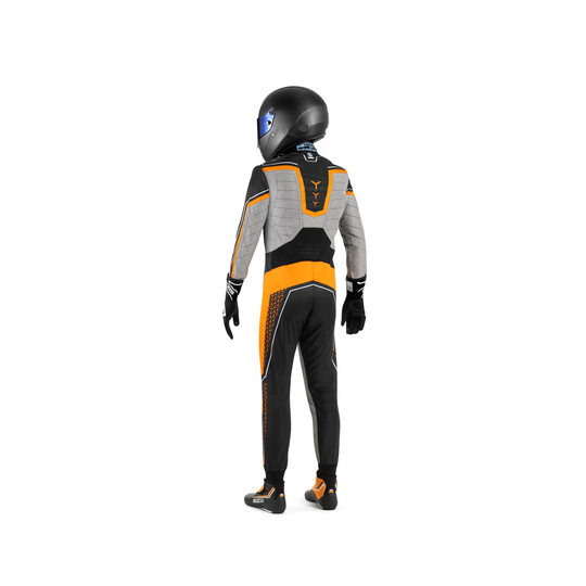 Sparco Kinder Kartoverall Superleggera-K Schwarz/Orange (FIA)