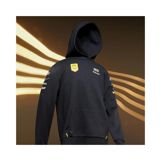 Hertz Team Jota 2023 Herren Kapuzensweatjacke Schwarz