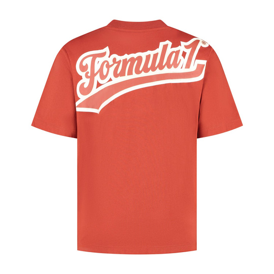 Formula 1 2025 Herren T-Shirt Heritage Logo Rot
