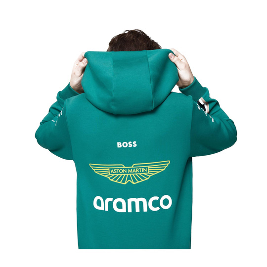 Aston Martin F1 2025 Kinder Kapuzensweatjacke Team
