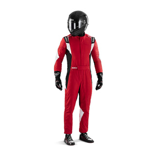 Sparco Rennanzug Superleggera rot/schwarz (FIA)