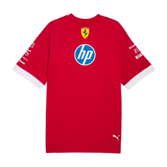 Scuderia Ferrari F1 2025 Herren Übergroßes T-Shirt Drivers Team
