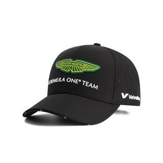 Aston Martin F1 2025 Herren Baseballkappe Stroll Team Schwarz