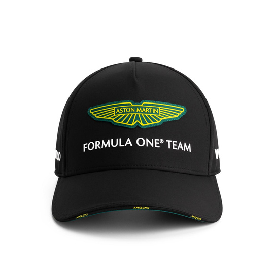 Aston Martin F1 2025 Herren Baseballkappe Team Schwarz